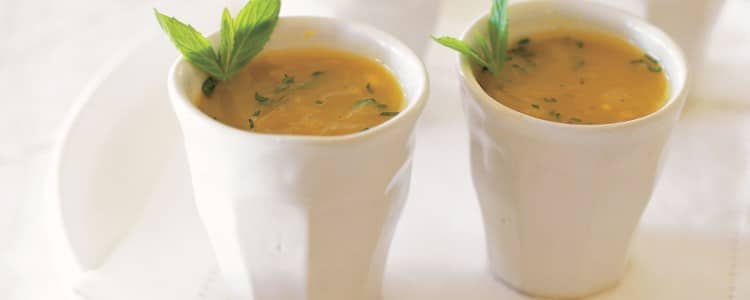 Middle Eastern Minted Onion Soup