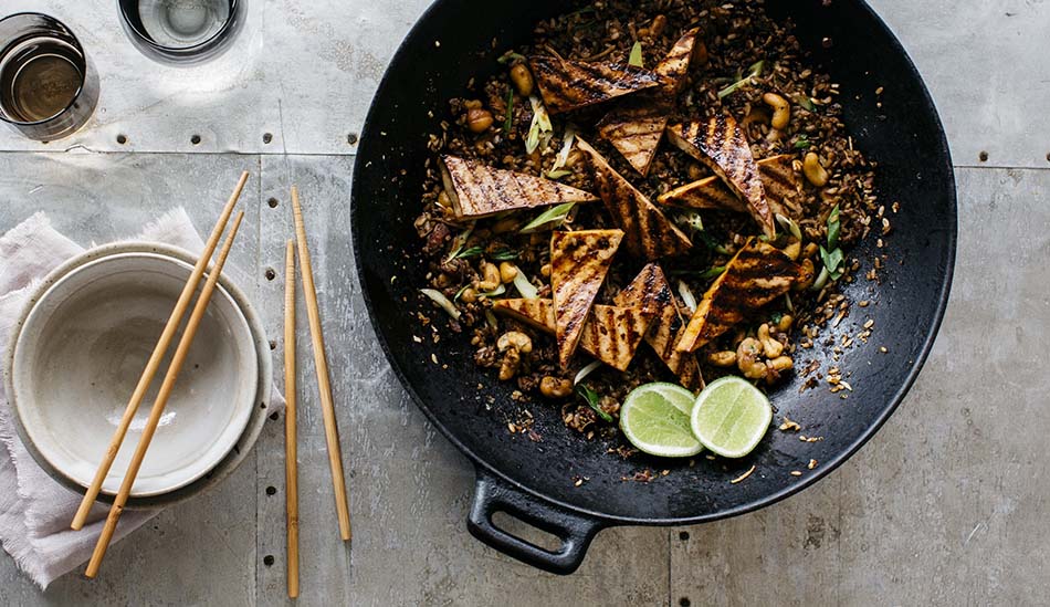Aromatic Spiced Rice with Quinoa, Tofu or Chicken