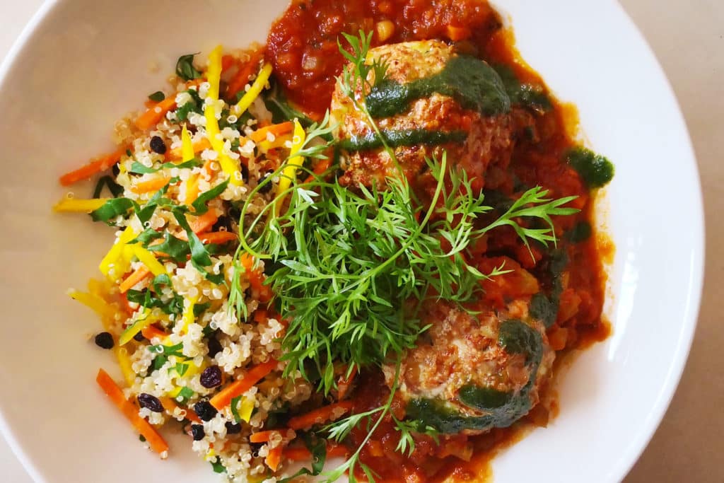 Sicilian Turkey Meatballs