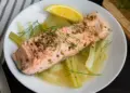 Poached Salmon With Fennel, and Orange & Chili & Citrus Salsa