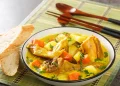 Golden coconut chicken curry
