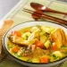 Golden coconut chicken curry