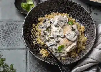 Chicken With Mushroom Quinoa