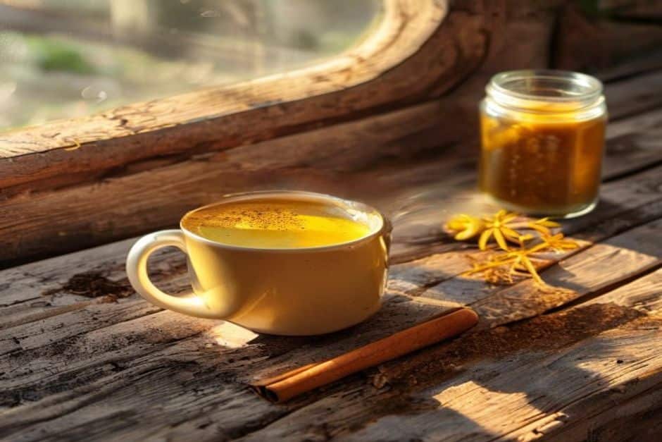 Golden milk with cinnamon: a quiet evening ritual