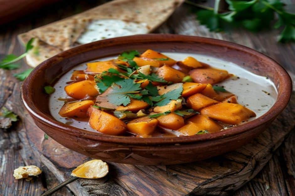 Moroccan-spiced vegetable tagine