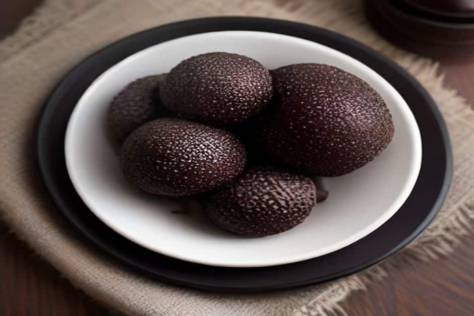Dark chocolate and tahini bliss balls that don't taste virtuous