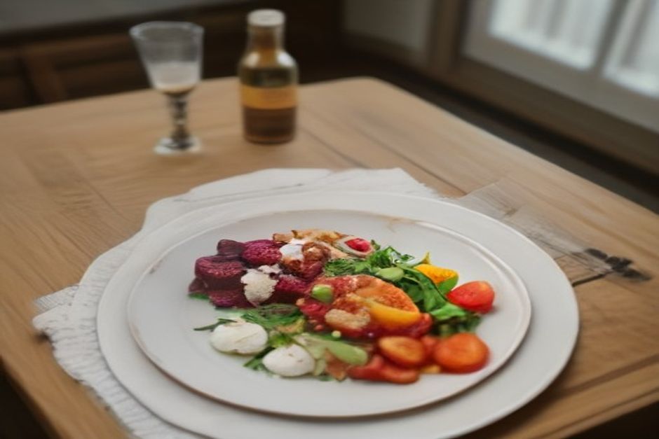 Warm beetroot, fig and goats cheese salad done right
