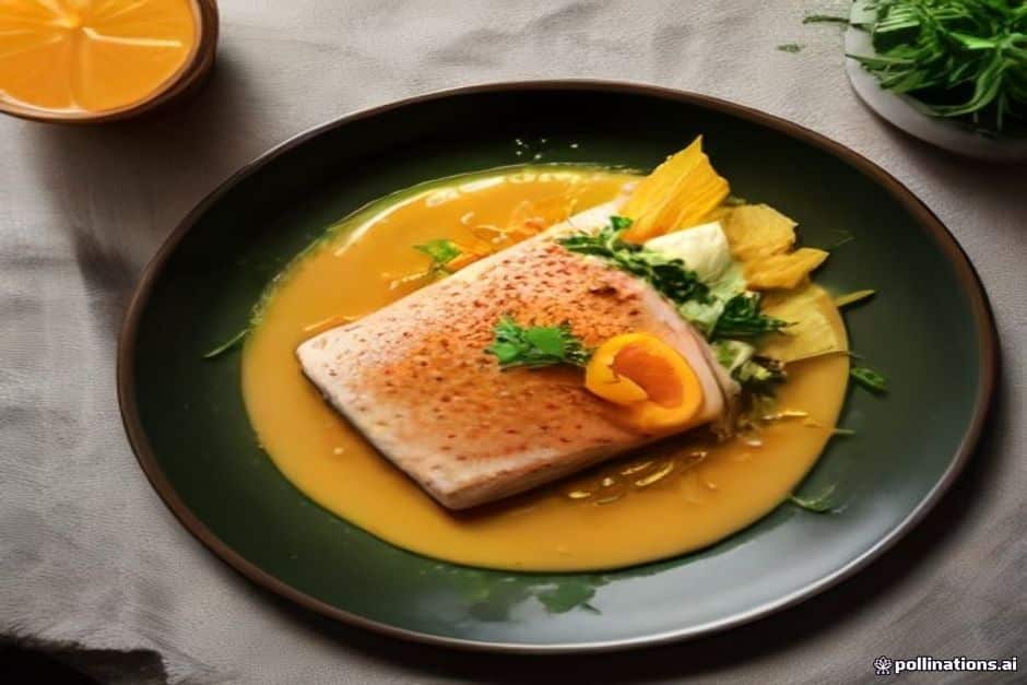 Barramundi with fennel and orange, done properly