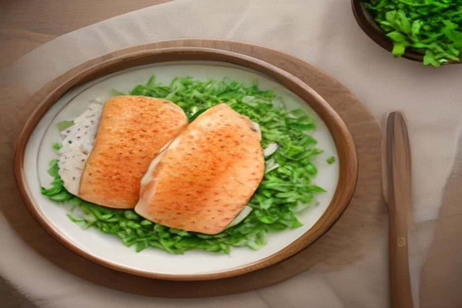 Ocean trout with ginger and coriander, done properly