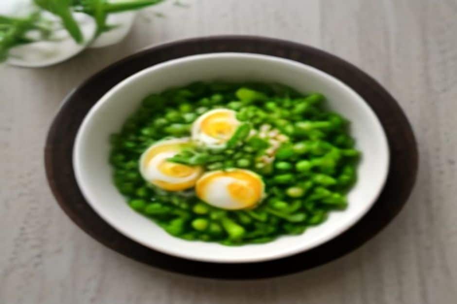 Soba noodle bowl with sesame greens, done properly