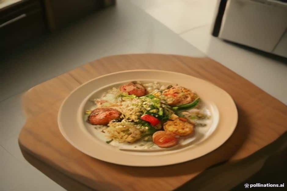 What a balanced plate looks like when you cook for one
