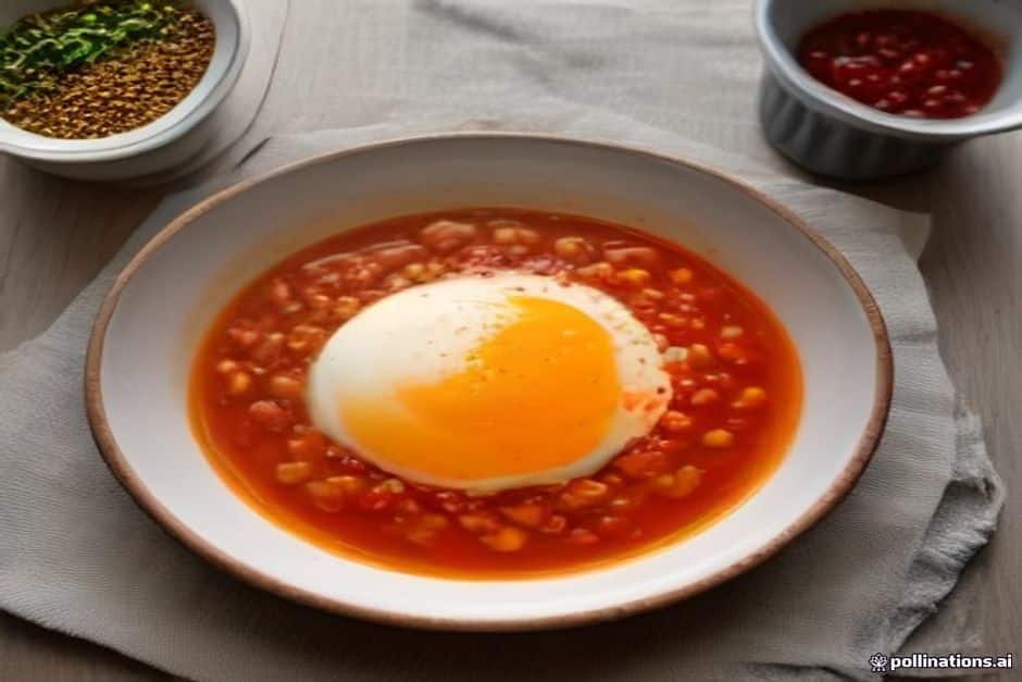 Breakfast beans on sourdough with a soft egg