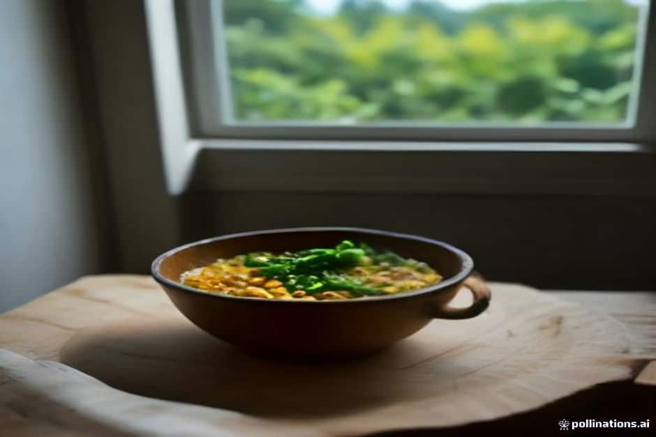 Dhal with charred greens and flatbread, done honestly