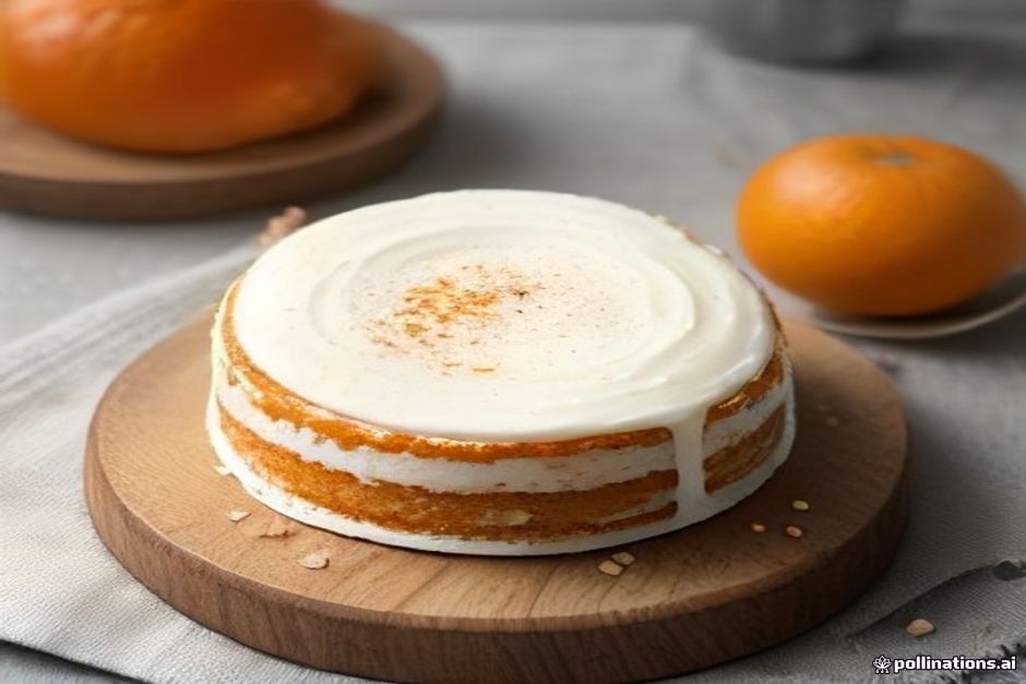 A carrot cake sweetened with fruit that still tastes like cake