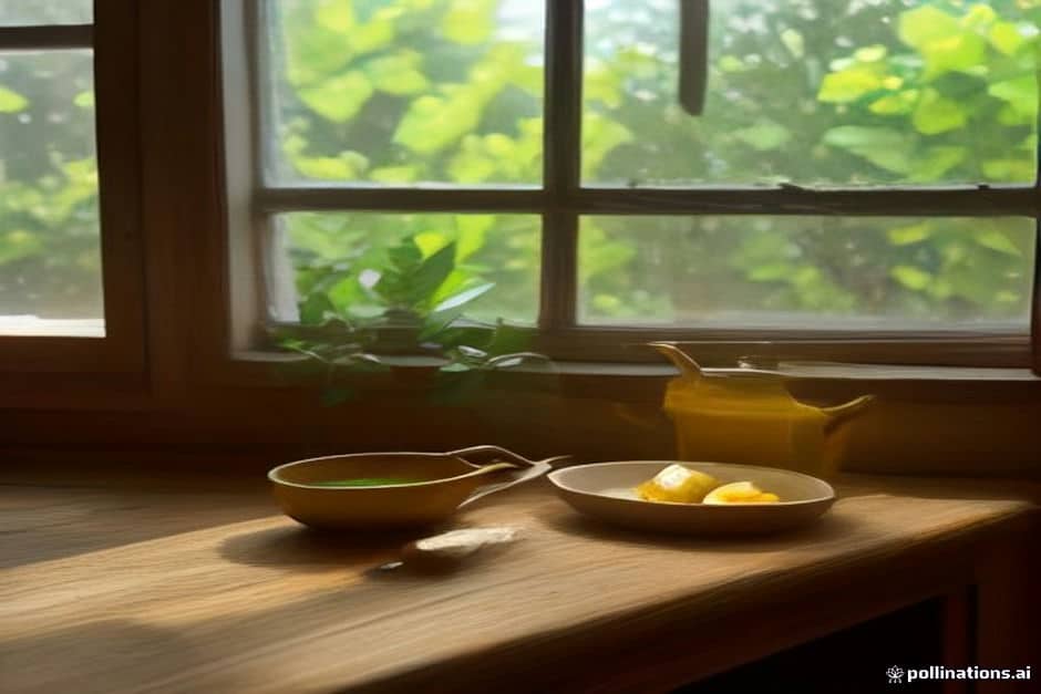 A ginger and lemon tea for properly cold mornings
