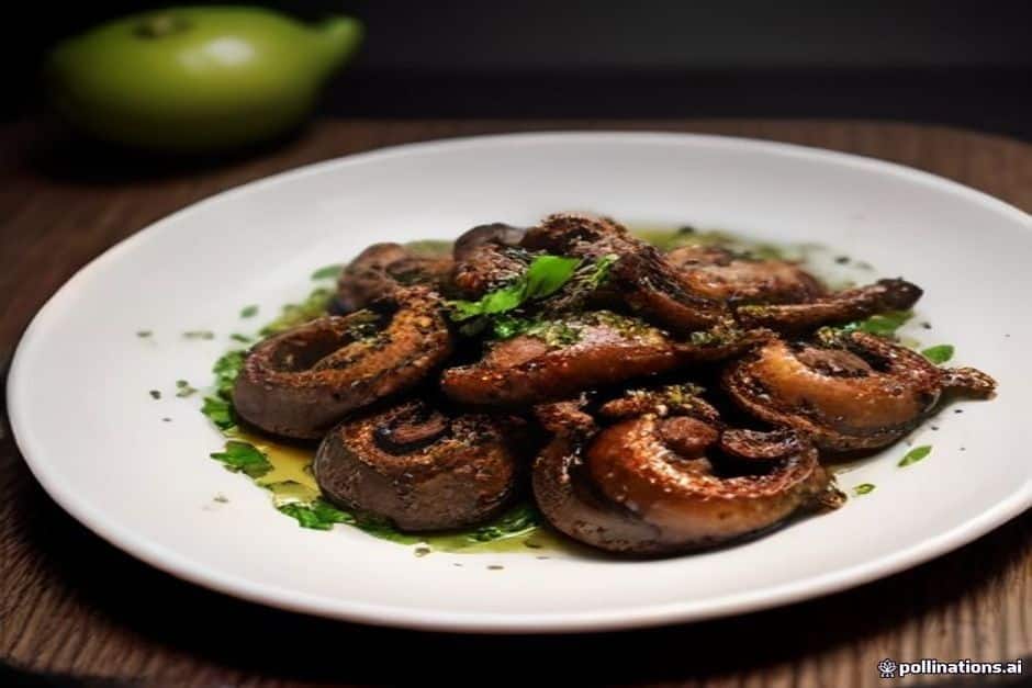 Grilled octopus with charred lemon and oregano