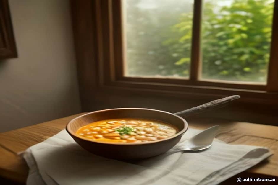 Pumpkin, sage and white bean soup, done properly
