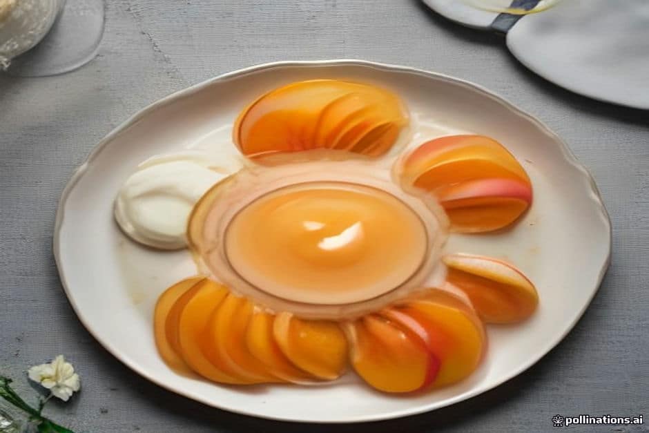 Roasted stone fruit with yoghurt and pistachio