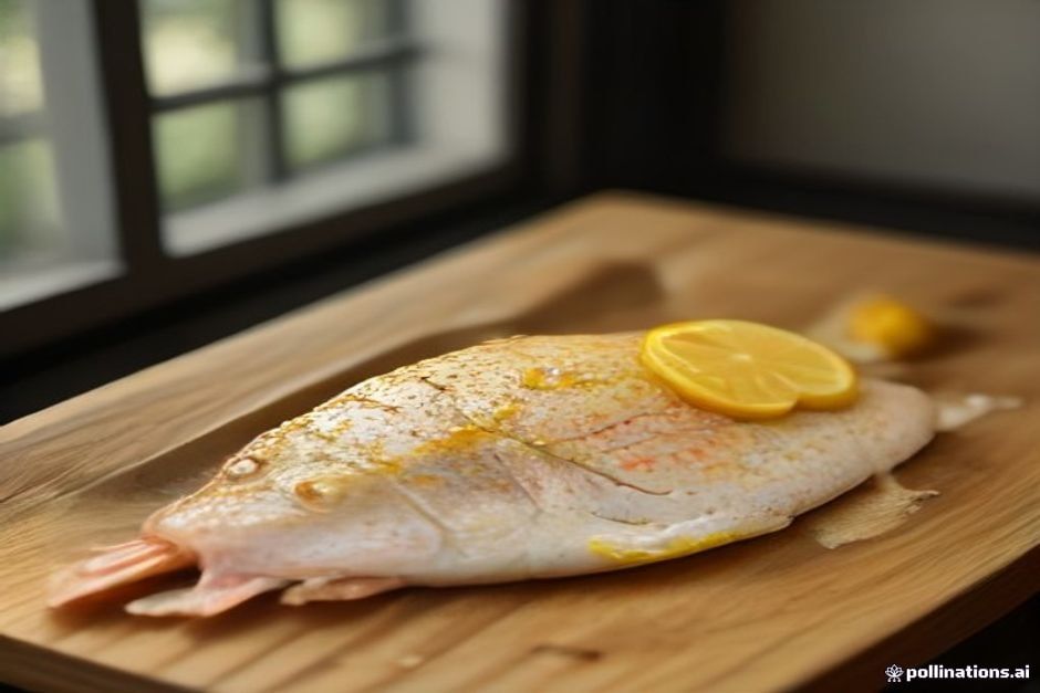 Whole baked snapper with herbs and lemon